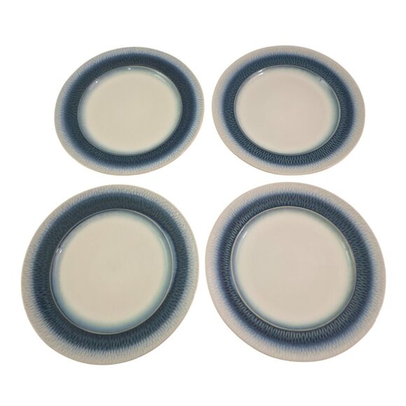 Pfaltzgraff Eclipse Blue 8" Stoneware Salad Luncheon Plates – Set of 4 - Picture 13 of 16